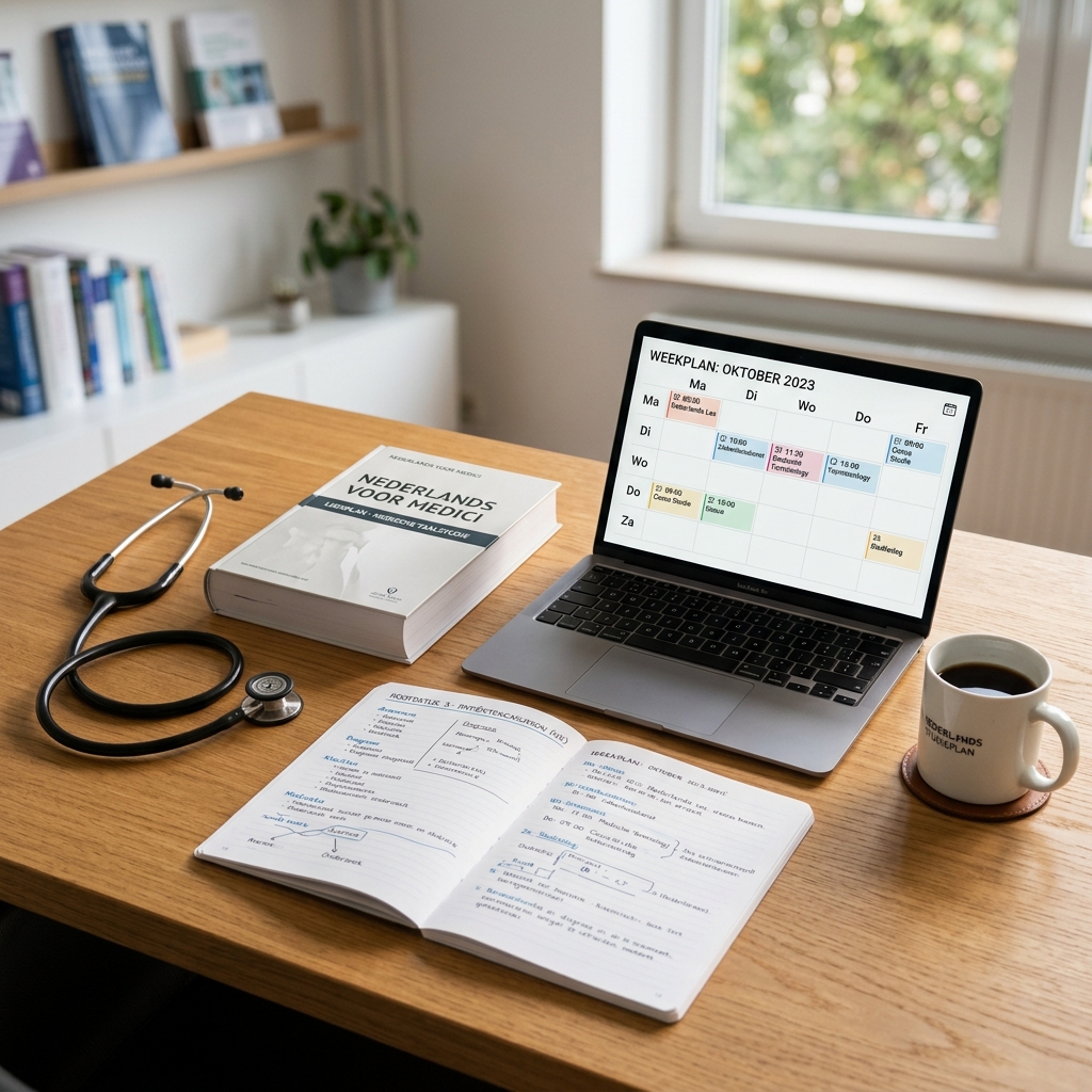 Nederlands B2+ in 12 maanden: een studieplan voor werkende buitenlandse medici